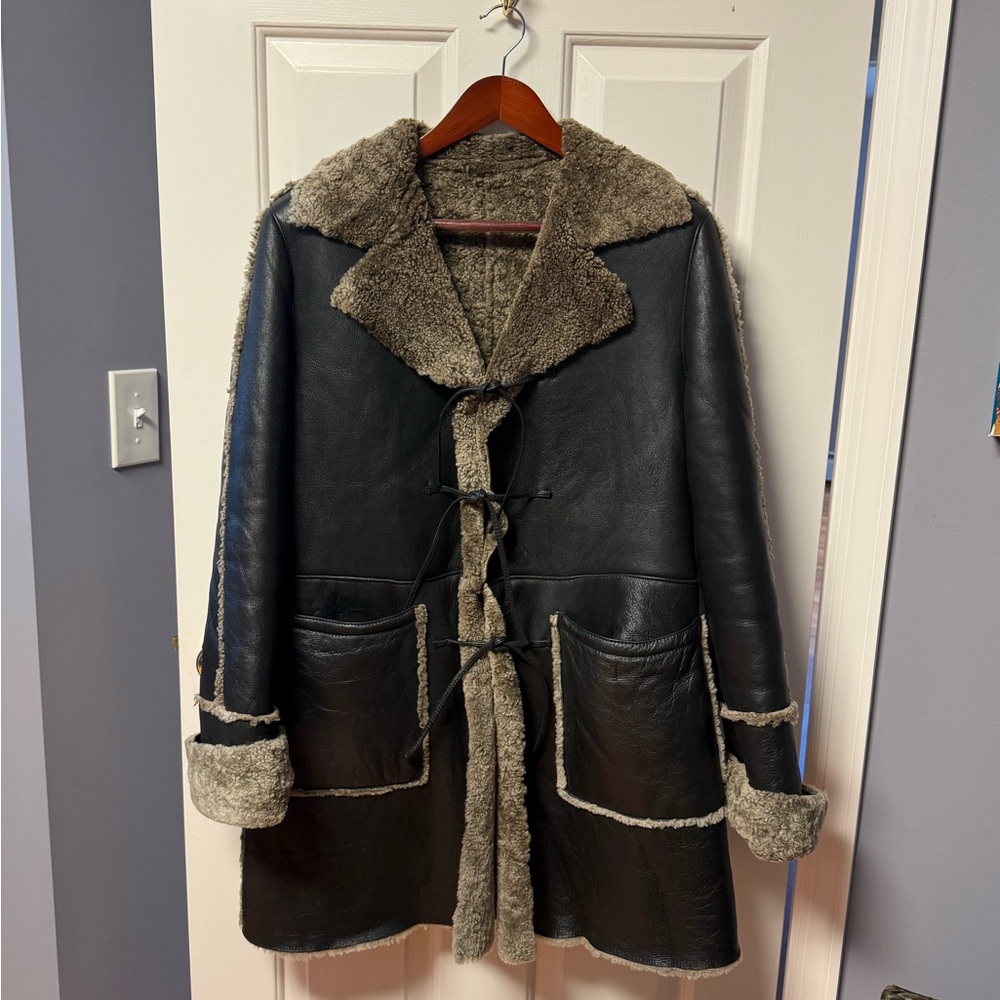 Shearling Coat. Blumarime. Never Worn. Reversible. - image 1